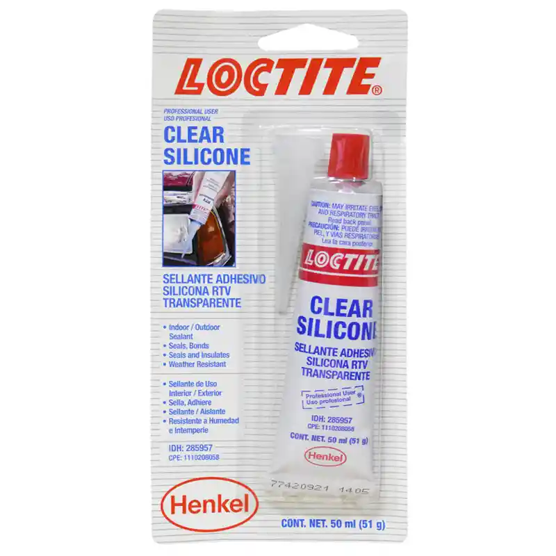 Silicona Loctite Transparente X 50ml (285957