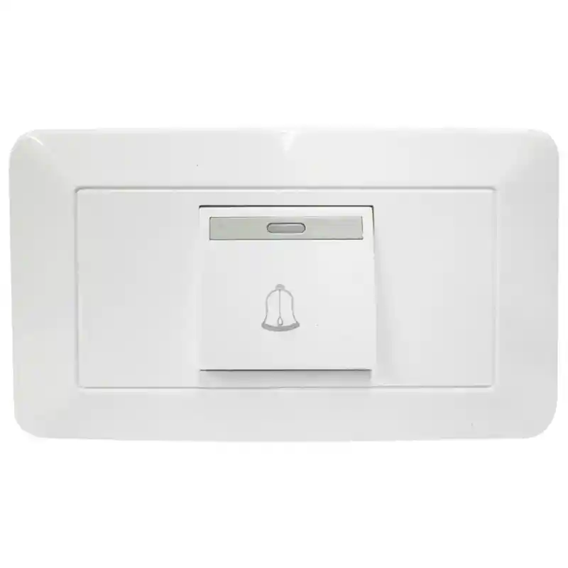 Linea Bk Blanca Incrustar Swiche Timbre (118z-11) (retie-fl)(ht20336)