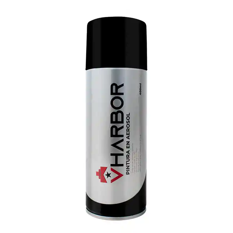 Aerosol Vharbor Negro Mate 400 Ml (4) (ht90340)