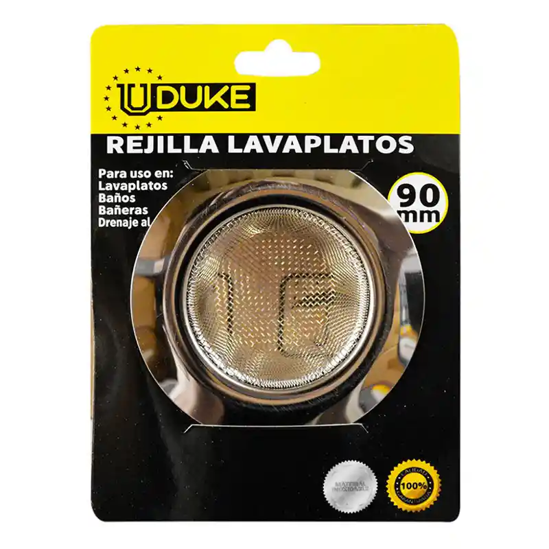 Rejilla Lavaplatos Uduke Malla Acero Inoxidable 3 (90mm) (ht80100)