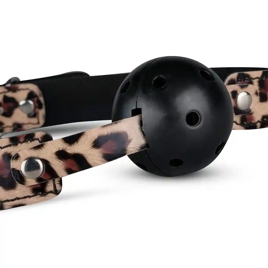 Bola De Mordaza Ball Gag Crosby Animal Print