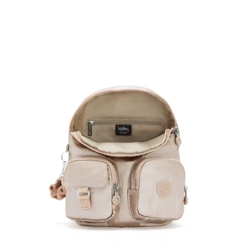 Morral Kipling Lovebug Oro Rosa Original