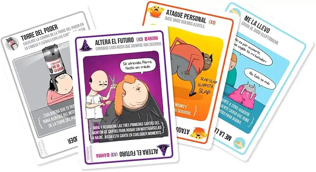 Juego De Mesa Exploding Kittens Juego Para Adultos Niños