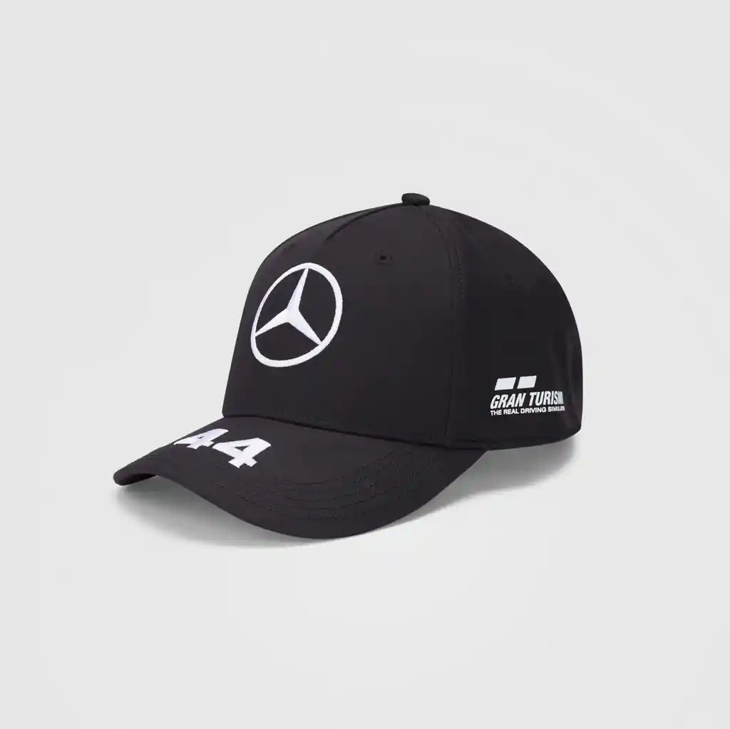 Gorra Mercedes Amg F1 Lewis Hamilton De Colección 44 Negra