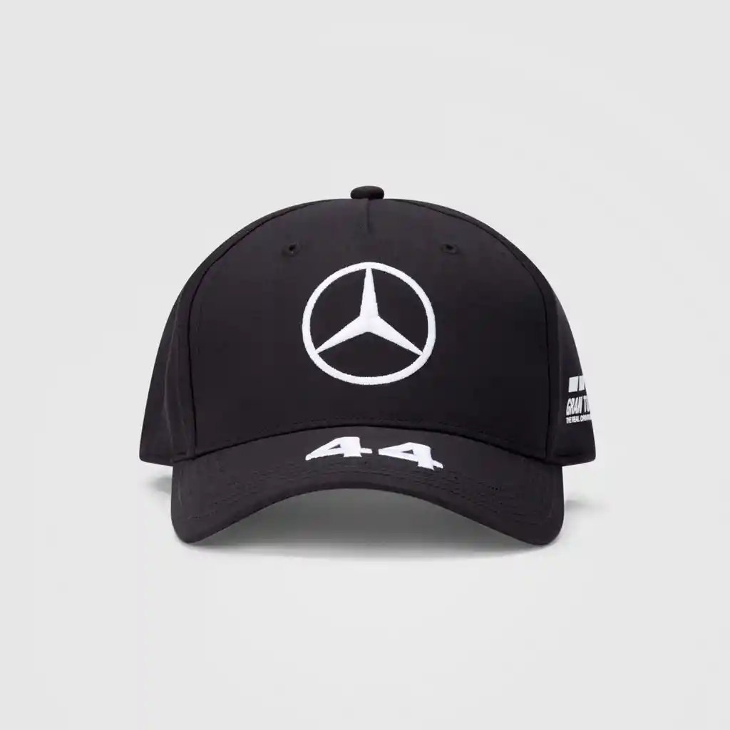 Gorra Mercedes Amg F1 Lewis Hamilton De Colección 44 Negra