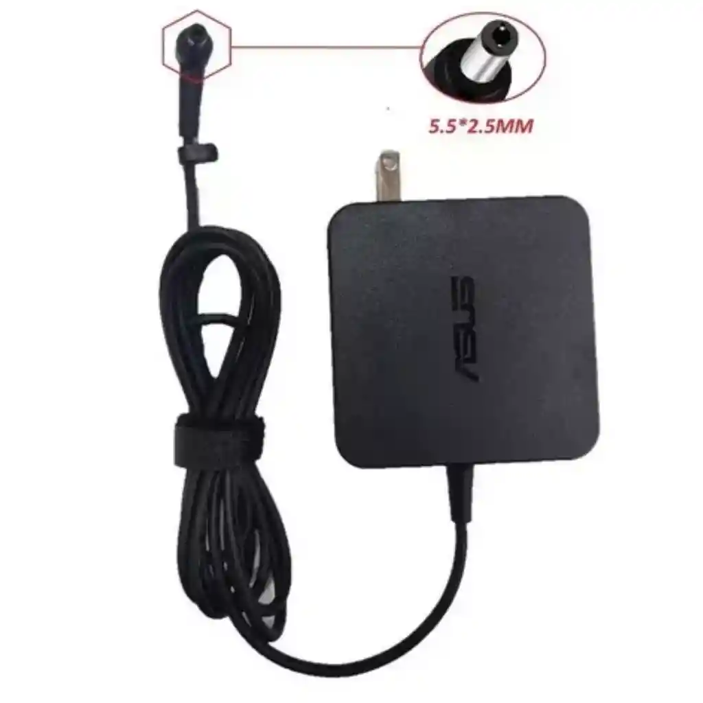 Cargador Asus 45w 19v 2.37a 5.5 2.5 (square)