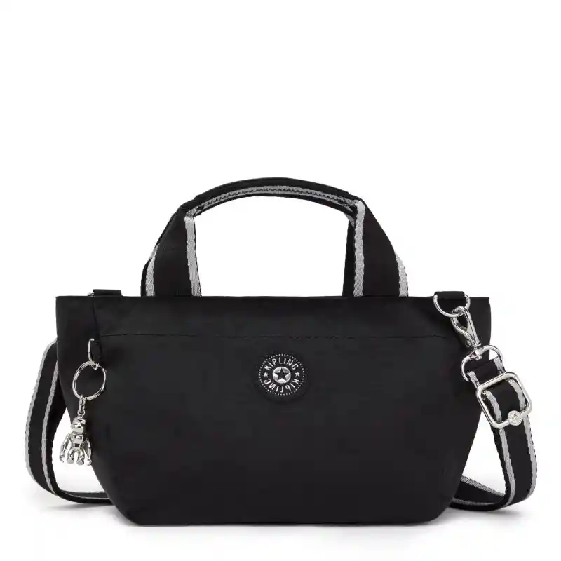 Kipling Bolso Manos Libres Negro Original Para Mujer