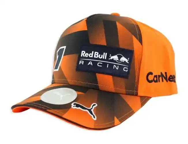 Gorra De Piloto Max Verstappen #1 Bélgica Gp - Naranja