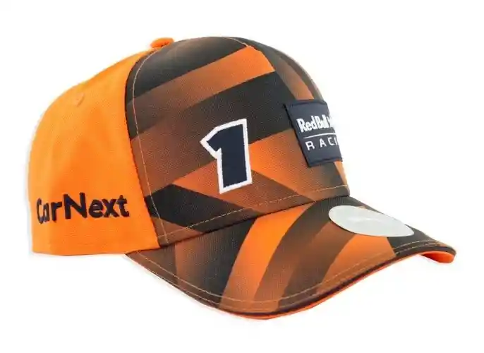 Gorra De Piloto Max Verstappen #1 Bélgica Gp - Naranja