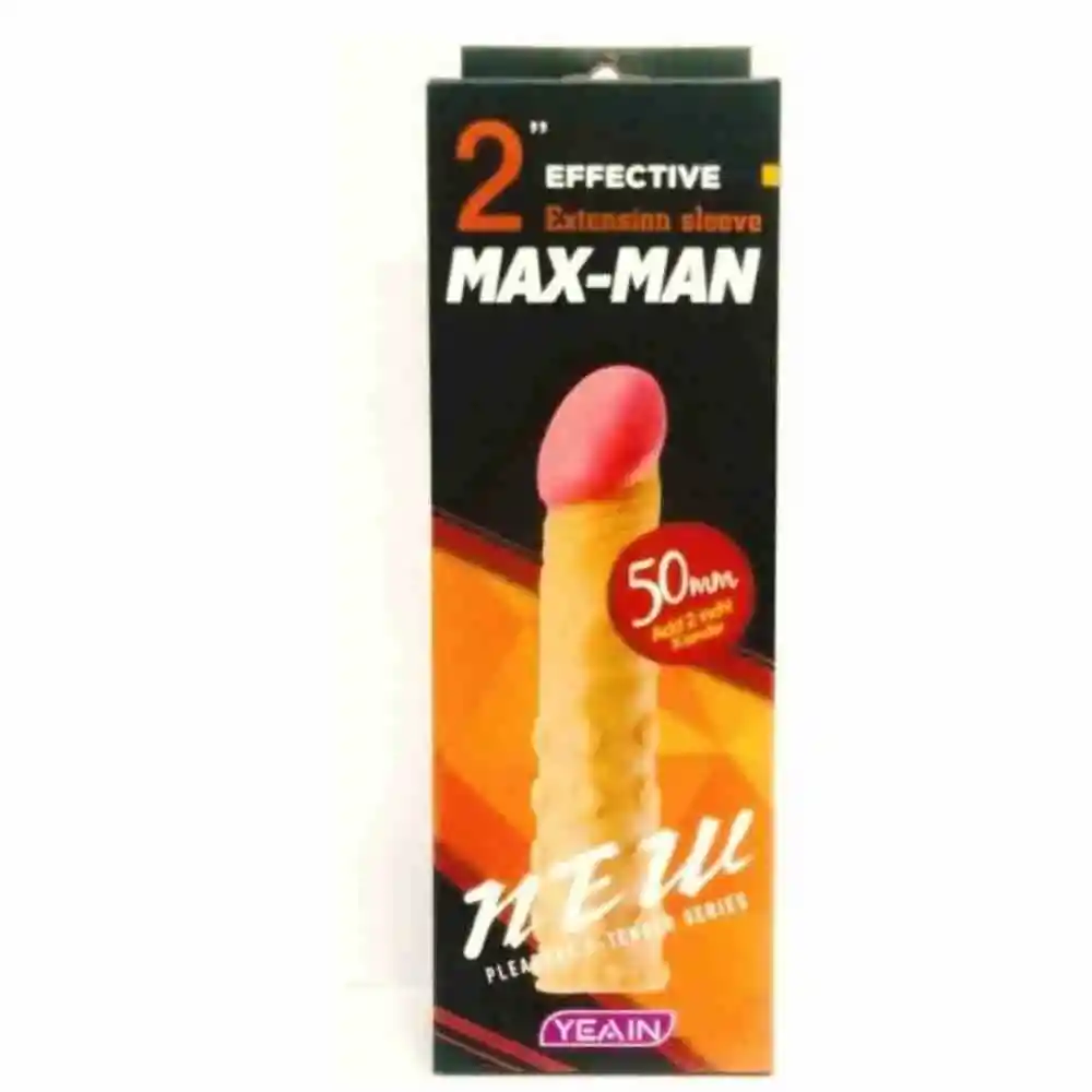 Funda Extension Pene Real Piel Maxman Alarga 5cm