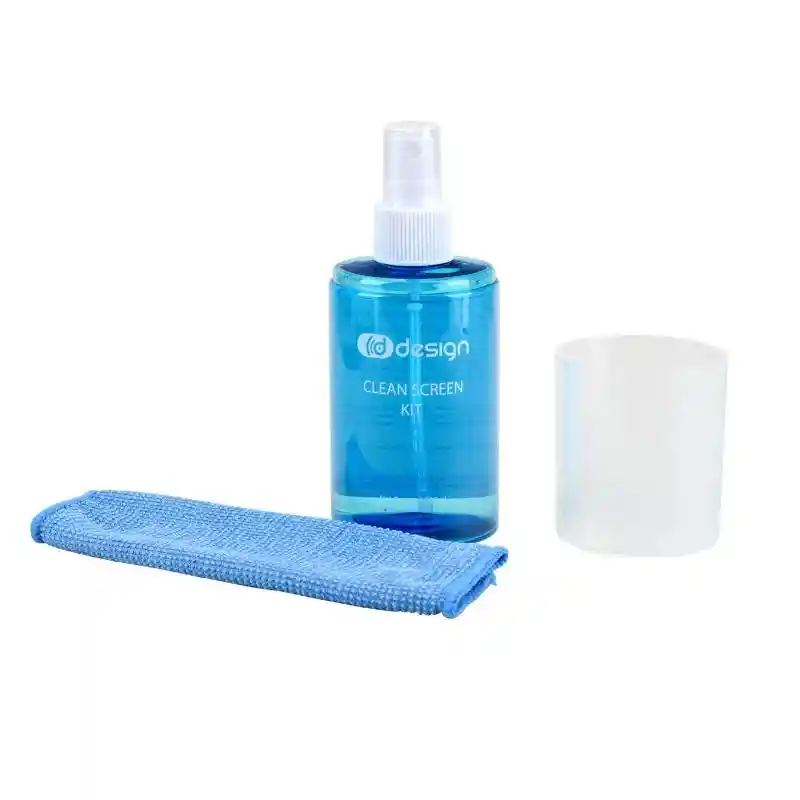 Kit Limpia Pantallas Solución 200ml + Paño Microfibra Ddesign