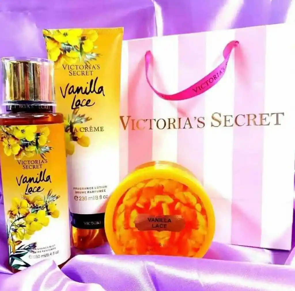 Kit Victoria Secret X3 Bolsa Presentacion