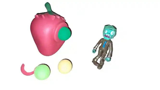 Estuche Muñecos Personaje Tomate Plantas Vs Zombies / X 2.