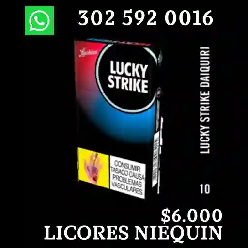 Lucky Strike Cigarrillos Strike Azul X 20 Und Paquete