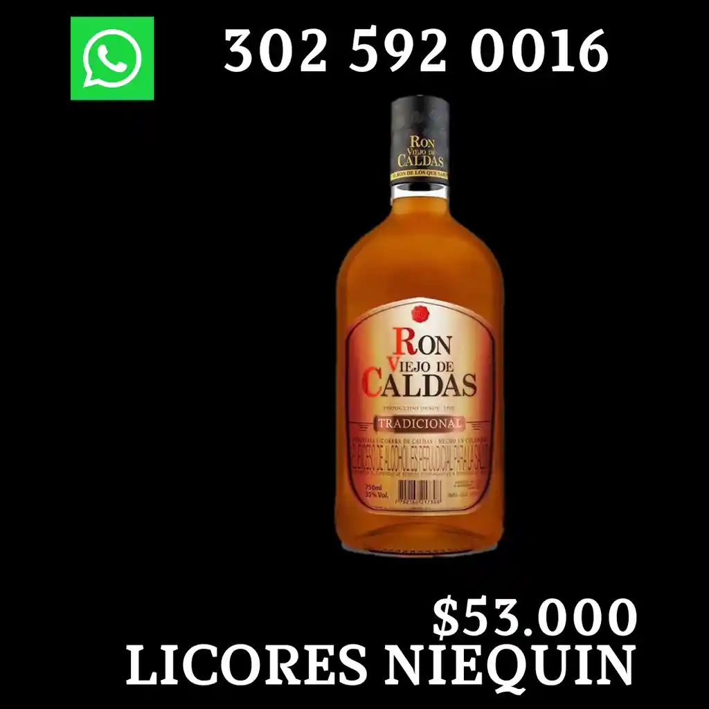 Viejo De Caldas Ron Botella X 750 Ml