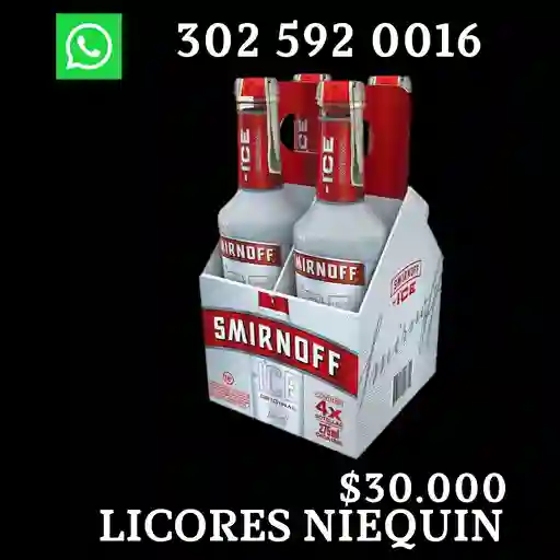 Smirnoff Four Pack Ice Original X 275 Mililitro