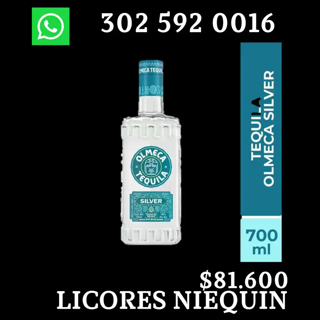 Olmeca Tequila Blanco X 700 Ml