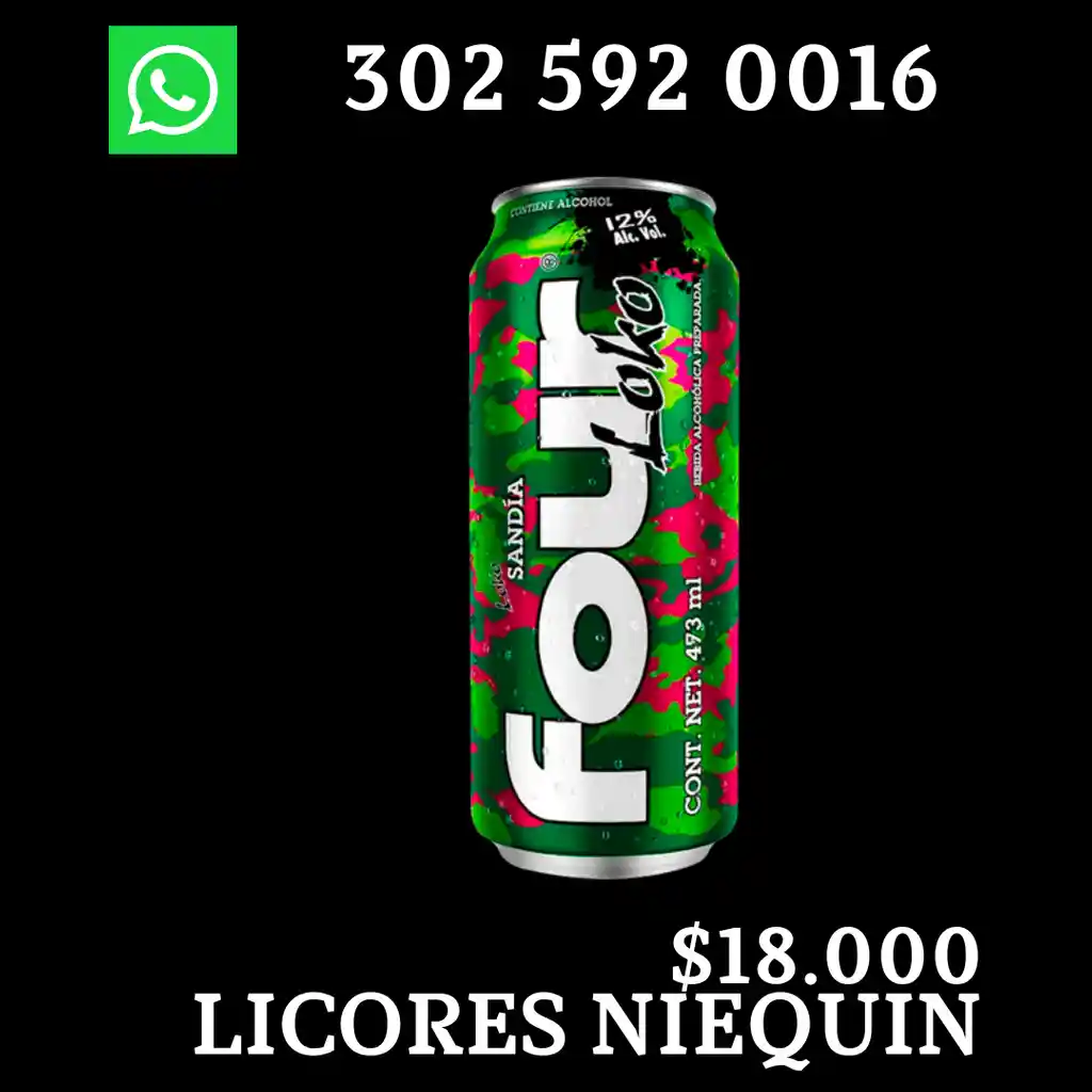 Four Loko Coctel Sandia473 Ml