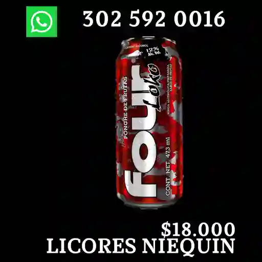 Four Loko Coctel Ponche De Frutasx 473ml