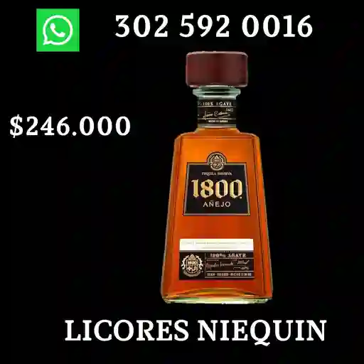 1800 Tequila Añejo X 750 Ml