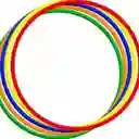 Ula Ula Colores Aro Tipo Manguera Hula Hula Desarmable Grande 60cm Diámetro