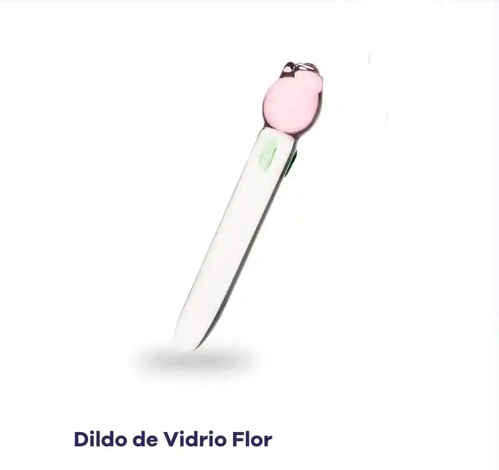 Dildo Vidrio Flor