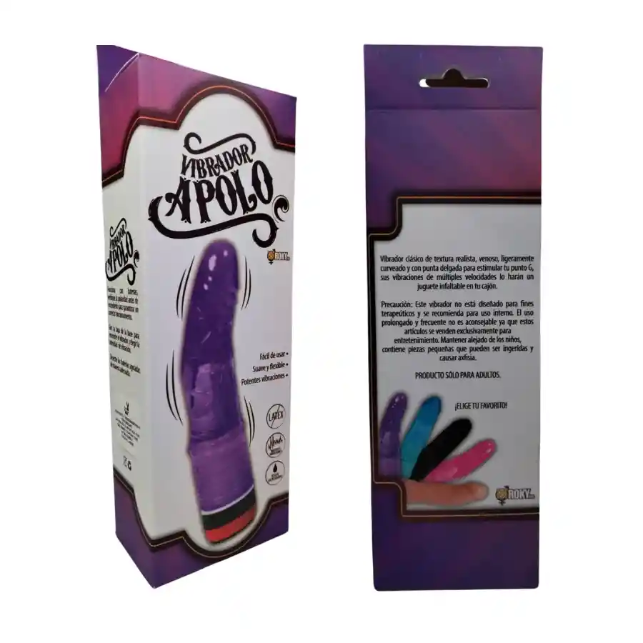 Vibrador Apolo Punto G 16cm Multi Velocidades