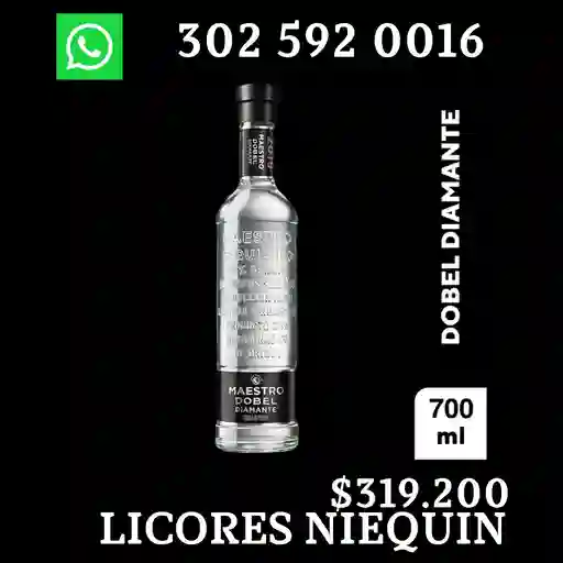 Tequila Reposado Diamante Maestro Dobel X 700 Ml