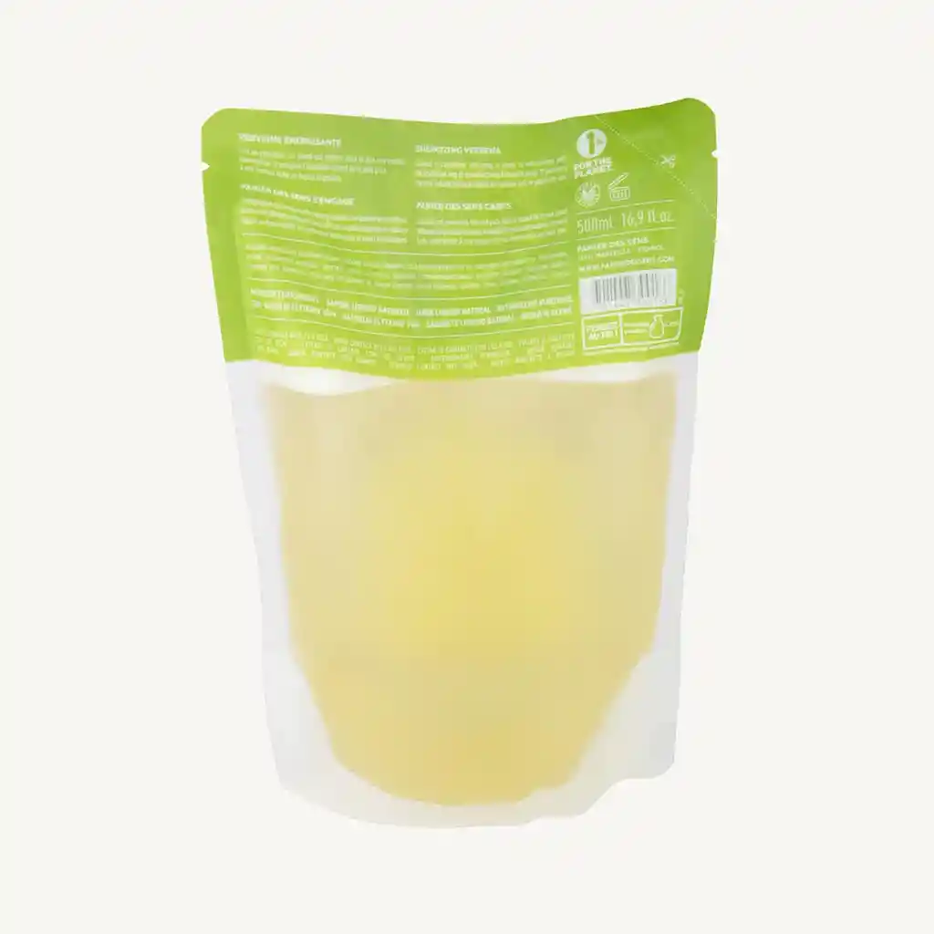  Repuesto Ecologico Jabon De Marsella  VERBENA  500Ml (16.9 Fl.Oz) 