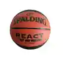 Balón De Baloncesto Spalding Tf 250 Nº7 React Cuero