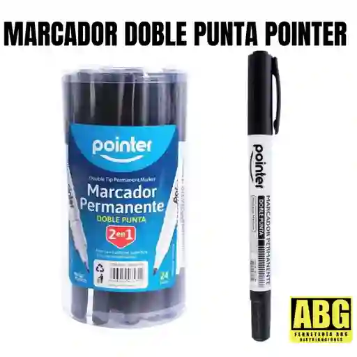 Marcadores Doble Punta Pointer (marcador - Micro Punta) X12 Unidades