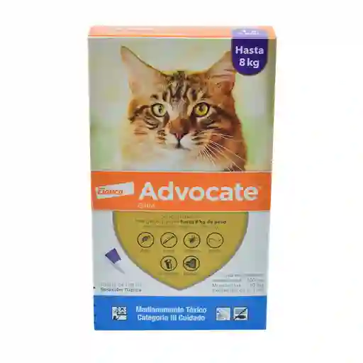 Advocate Gatos De 4kg- 8kg