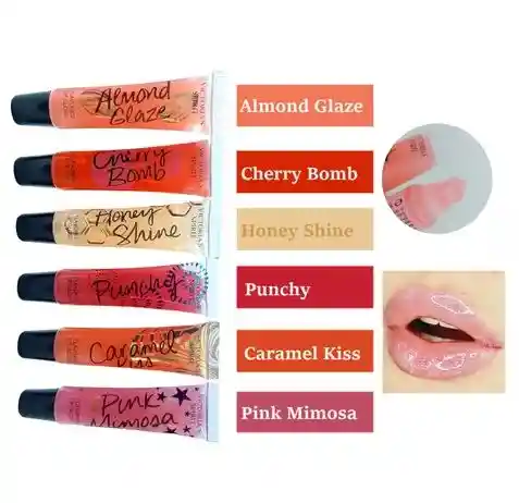 Lip Gloss Brillo Labial Victoria Spirit Saborizado Perfumado