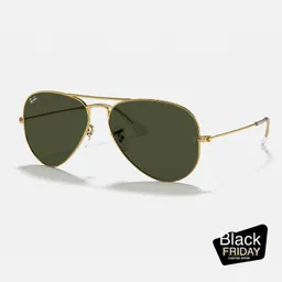 Ray-ban 3026 L2846 Marco Dorado Lente Verde Gafas De Sol Ray Ban Rayban Gafas De Sol