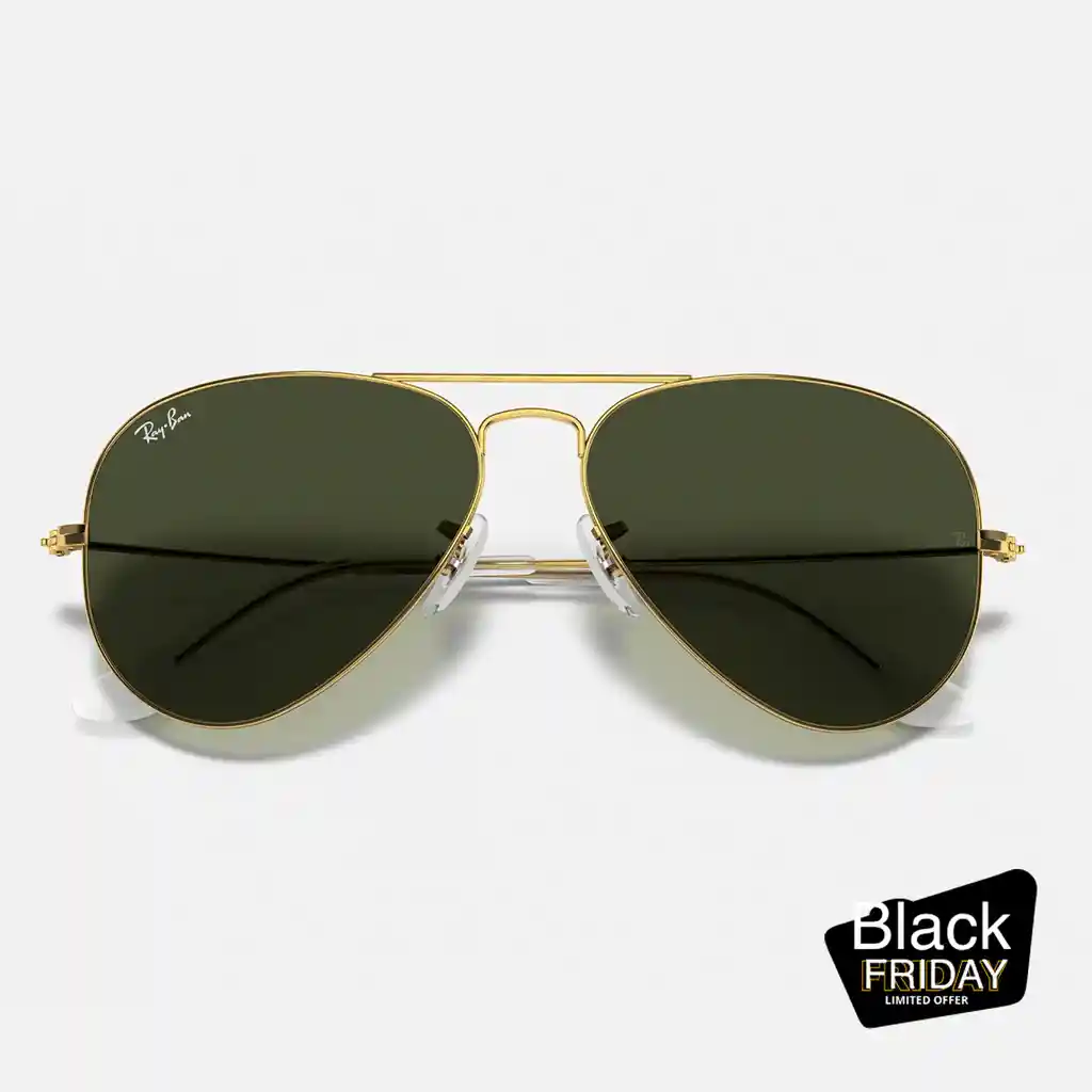 Ray-ban 3026 L2846 Marco Dorado Lente Verde Gafas De Sol Ray Ban Rayban Gafas De Sol