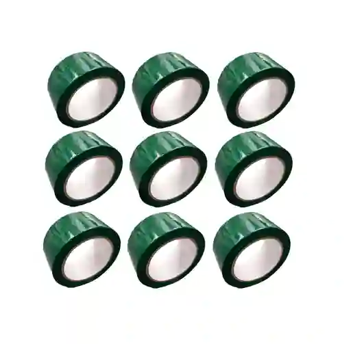 Cinta Verde Adhesiva X 9 Unidades