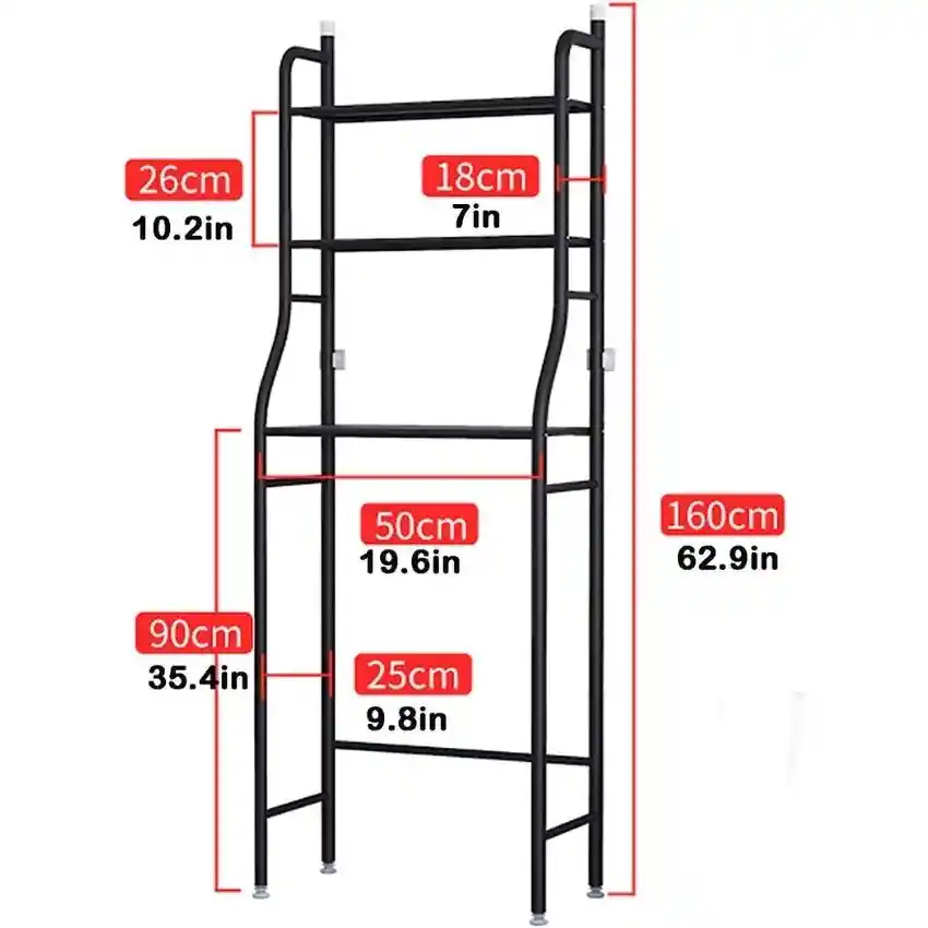 Organizador De Baño Estantería Mueble Ahorrador De Espacio