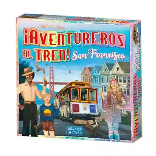  Juego De Mesa  Avent Ureros Al Tren San Francisco! 
