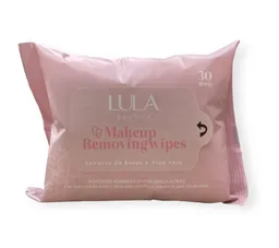 Toallitas Húmedas Desmaquilladoras Extracto De Rosas Y Aloe Vera Lula X 30 Unds