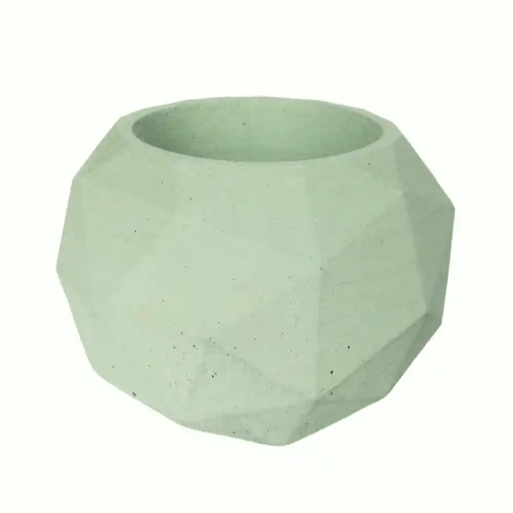 Matera De Mesa En Cemento 7 Cm Laia Menta