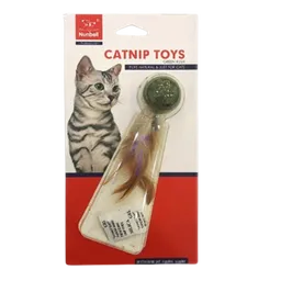 Catnip Toy Pelota Con Plumas