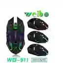 Mouse Weibo Wb 911 Con 6 Botones Inalámbrico Recargable