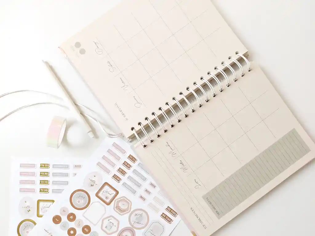 Kit De Agenda Glow + Stickers