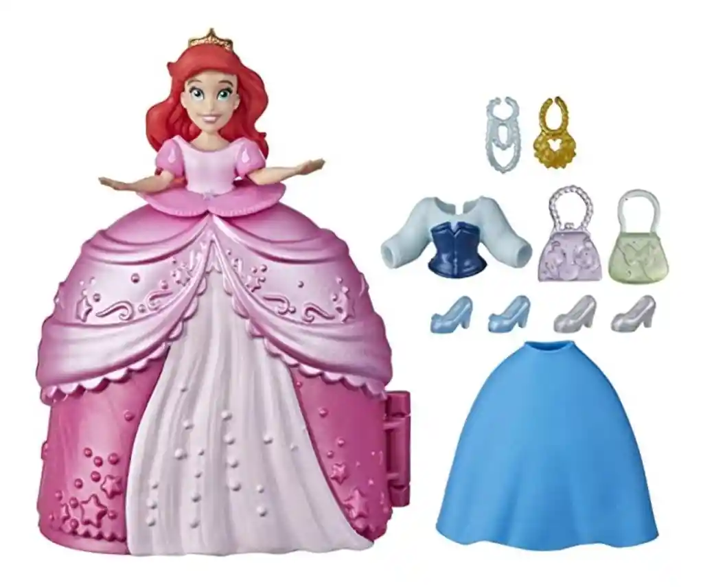 Set De Muñeca Disney Ariel Princess Secret Style De Hasbro