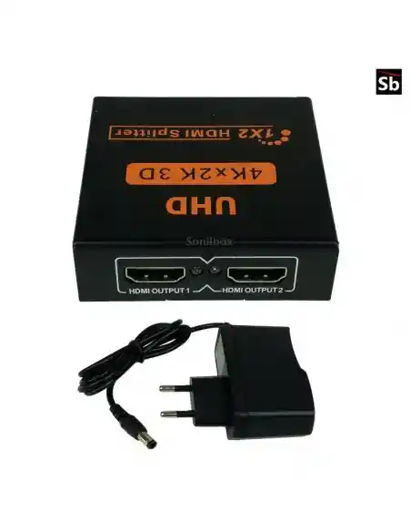 Multiplicador Hdmi Splitter X2 4k Hdmi 1 Entrada X 2 Salidas