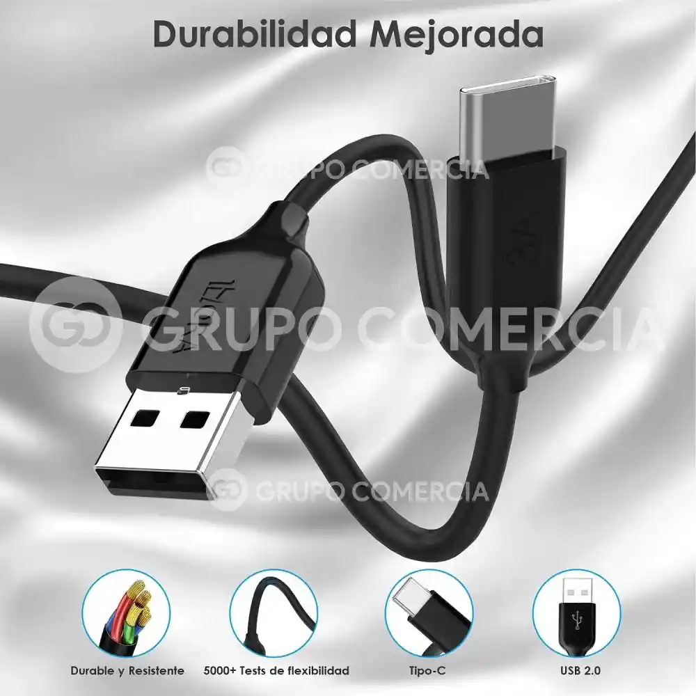 Cargador Carga Rapida Qualcom Usb A Tipo C Original 1hora