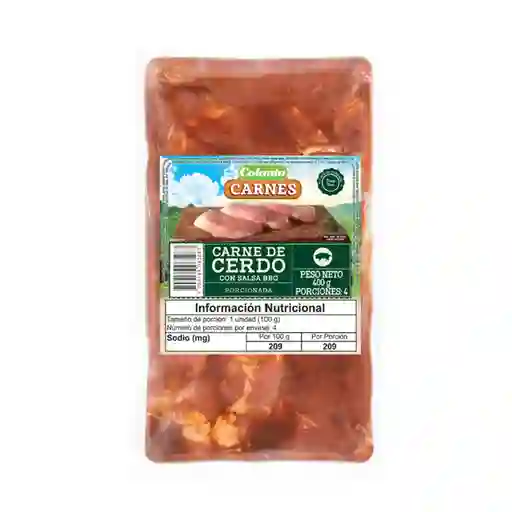 Carne De Cerdo Con Salsa Bbq Colanta X400 G