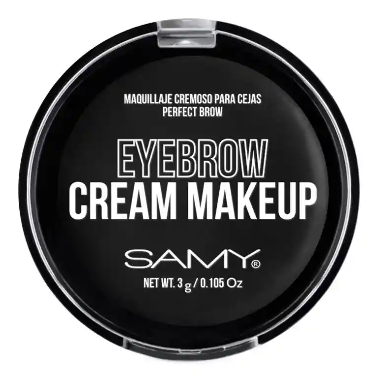 Samy Maquillaje Cremoso Para Cejas 03 Negro