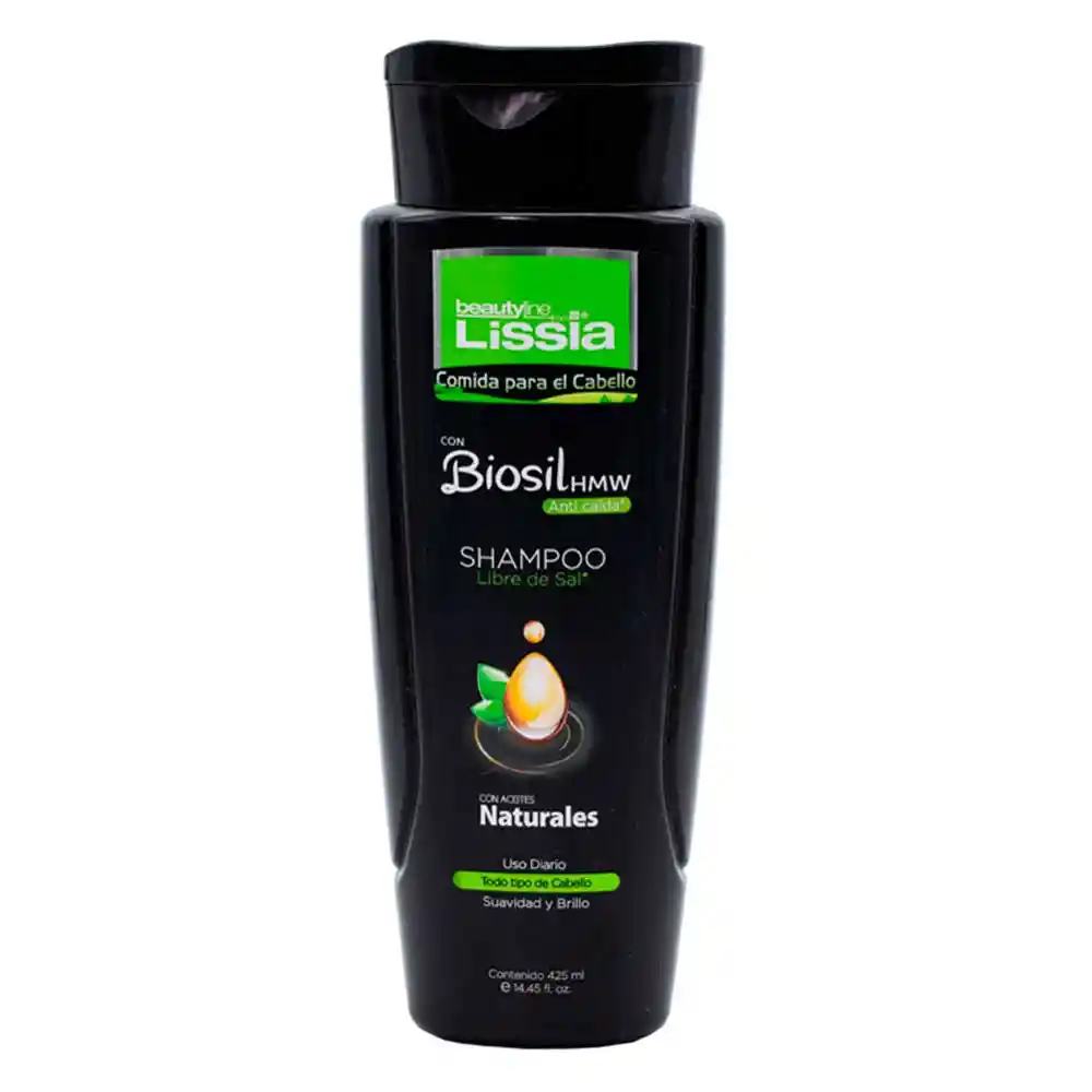 Shampoo Comida Para El Cabello Libre De Sal - Lissia X425ml