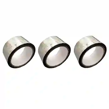 Cinta Plateada Metalizada Adhesiva X 3 Unidades